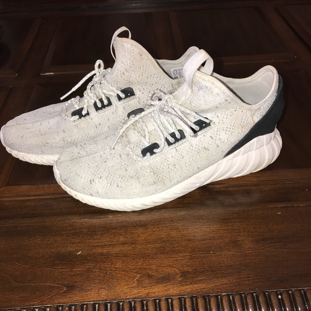 Beautiful White Adidas tubulars!